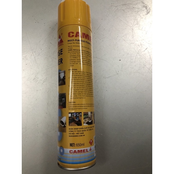 Chai xịt bọt vệ sinh laptop pc màn hình máy tính - ghế sofa