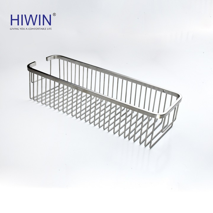 Kệ giỏ inox nhà tắm Inox 304 chống gỉ kích thước 375x125x88mm HIWIN Y-205