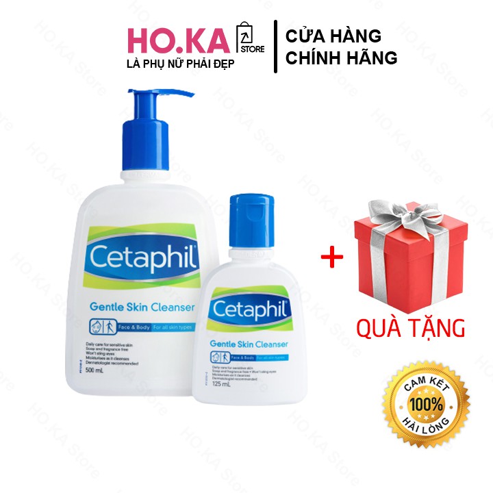 Sữa Rửa Mặt Cetaphil  Gentle Skin Cleanser Dịu Nhẹ Giúp Sạch Nhờn, Bụi Bẩn Chính Hãng HOKA