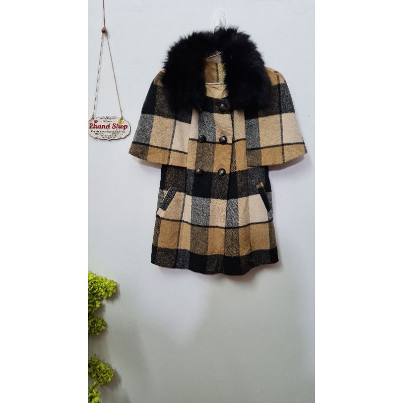 áo dạ lông cừu hàn quốc