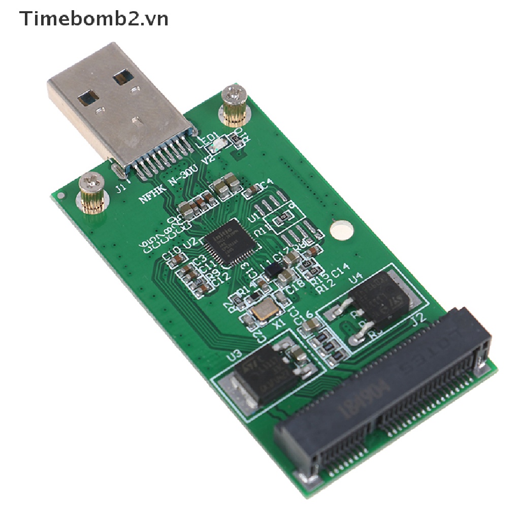 1 Thẻ chuyển đổi mở rộng USB 3.0 sang PCIE MSATA SSD PCBA Mini (time2) | BigBuy360 - bigbuy360.vn