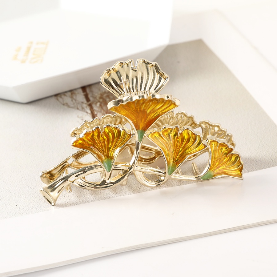 Kẹp Tóc Đuôi Ngựa Hình Hoa Đính Ngọc Trai Thanh Lịch