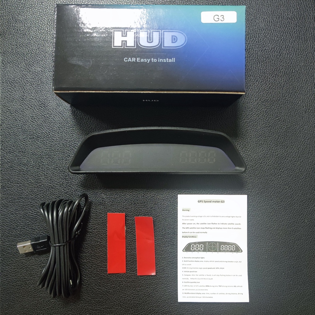 MÀN HÌNH HIỂN THỊ HUD G3, CẢI TIẾN CHỐNG LÓA, DÙNG CHO MỌI LOẠI XE