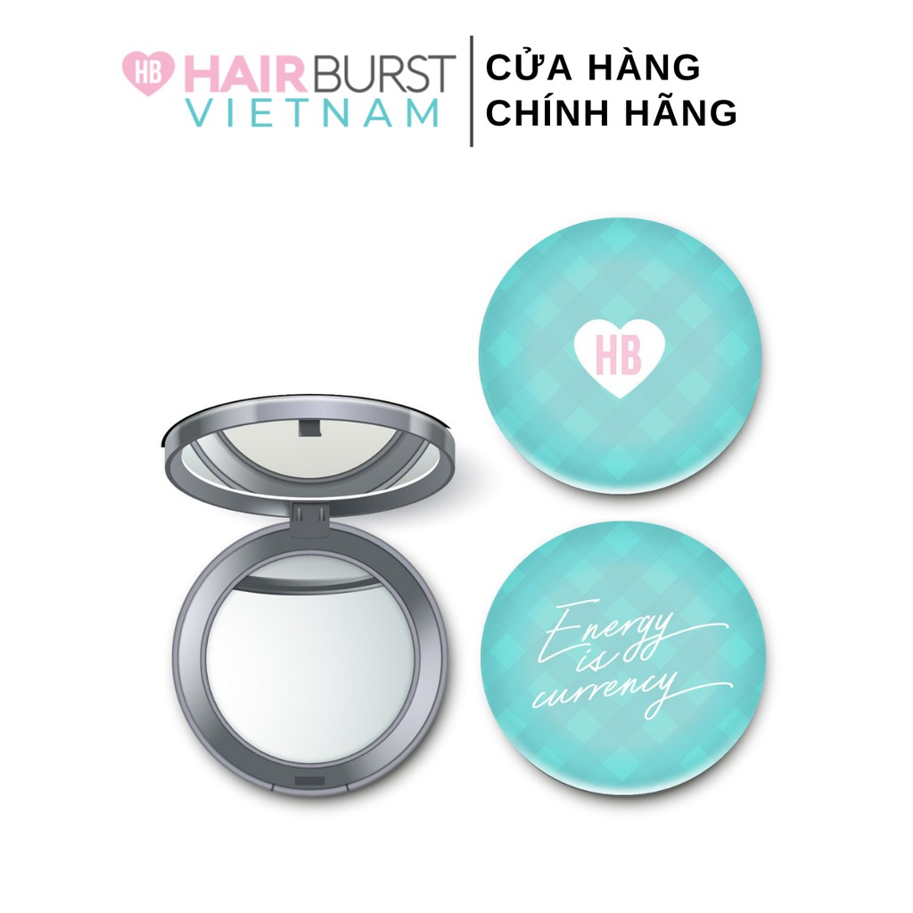 [HB GIFT] Gương Cầm Tay Hairburst 2 Mặt Zoom 2X Mini