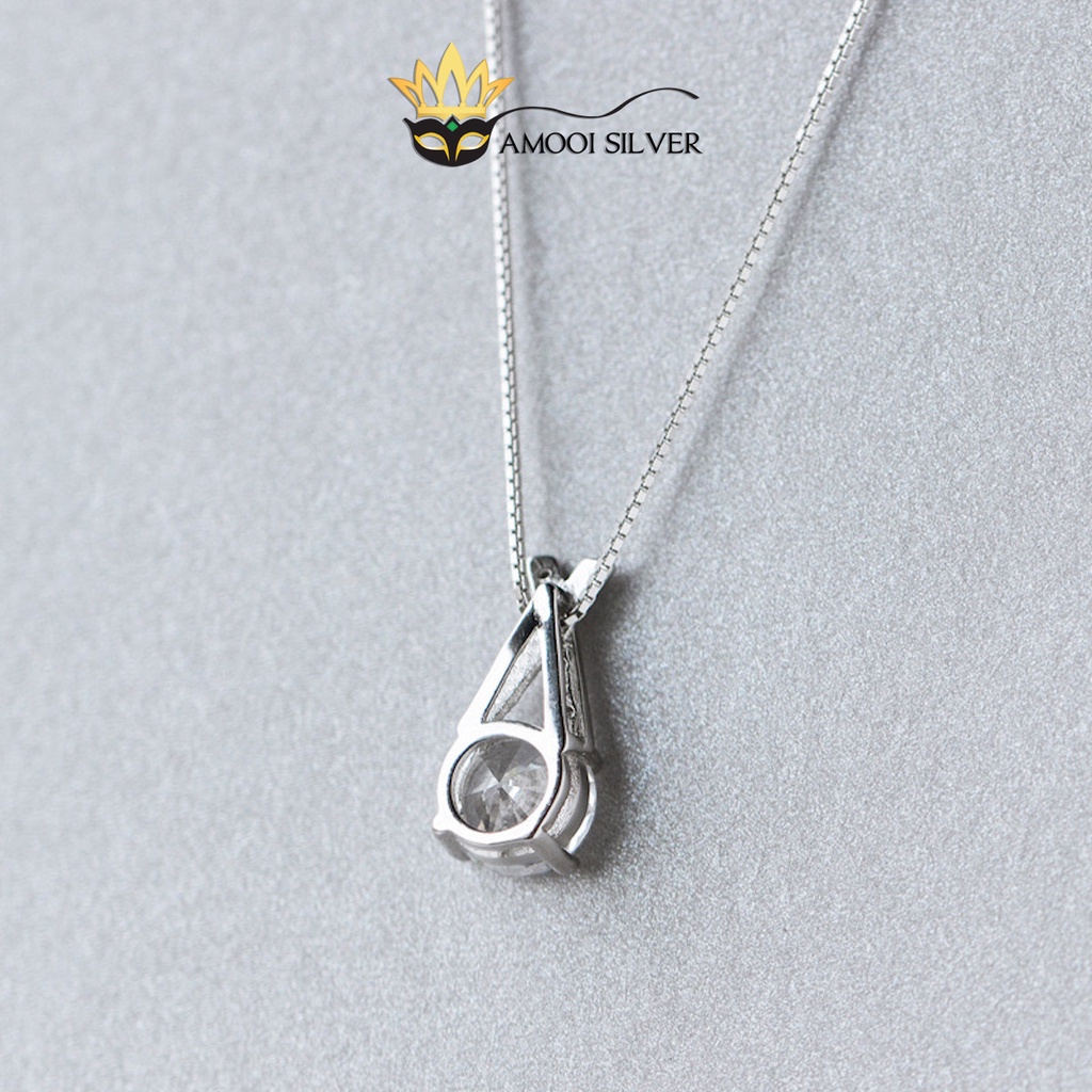 Dây chuyền bạc S925 chữ X - Amooi Silver AD17
