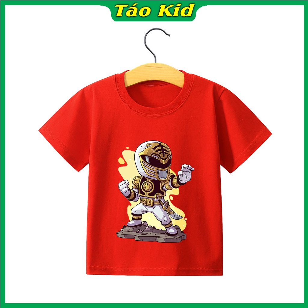 Áo thun bé trai bé gái cộc tay Táo Kid chất cotton in hình Siêu Nhân Trắng từ 0 đến 10 tuổi hàng VNXK TA77