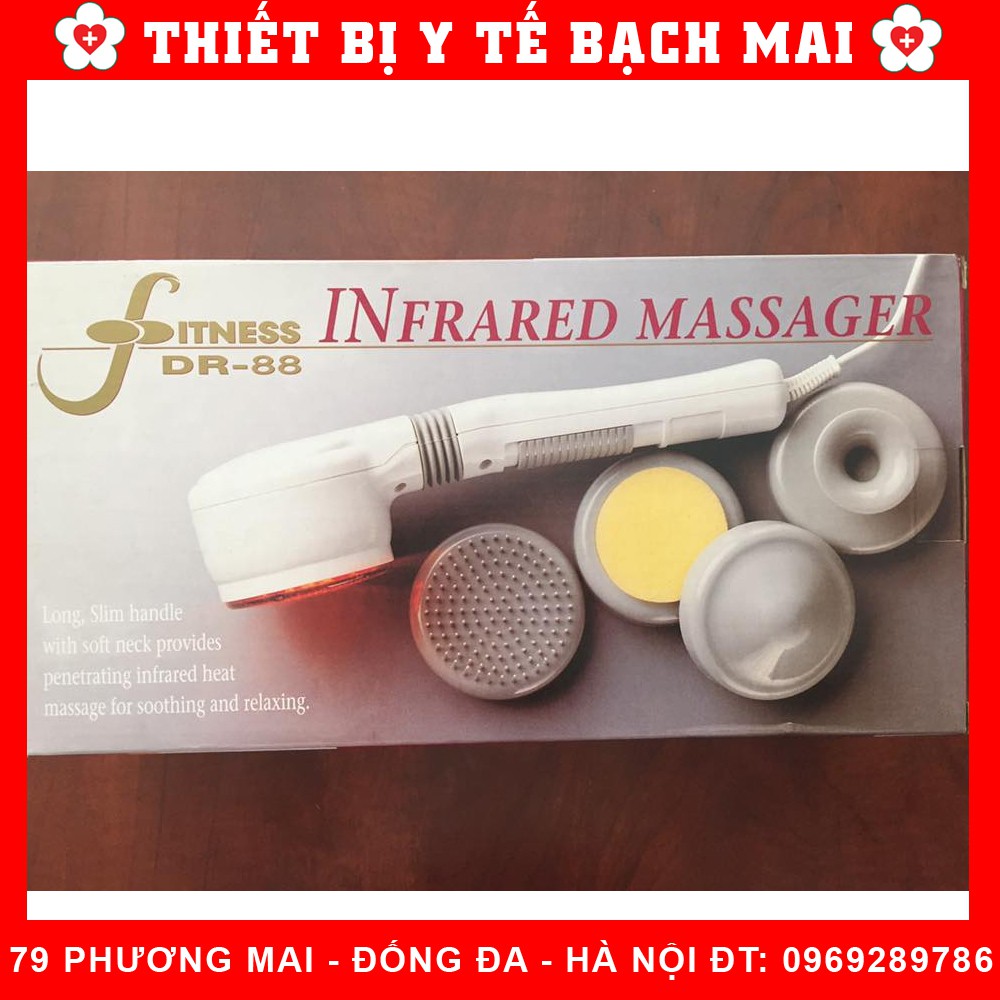 Máy Massage Mặt Đèn Hồng Ngoại, Rung Fitness DR88