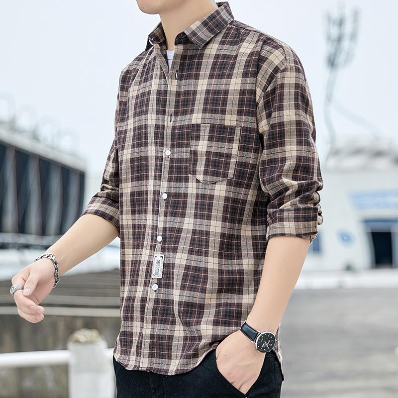 Áo Sơ Mi Nam Dài Tay Kẻ Caro M-4XL