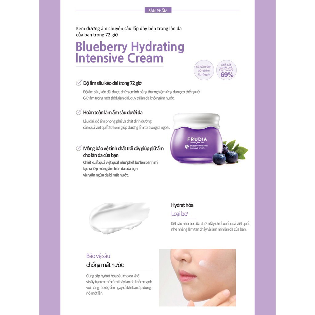 Kem Dưỡng Trắng Da, Se Khít Lỗ Chân Lông, Chống Lão Hoá và Cấp Ẩm Chiết Xuất Trái Cây FRUDIA Cream Jar 10g
