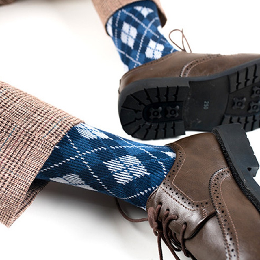 Tất vớ quả trám dòng cao cấp tất dài đi giày tây P6M9 - Hàng chính hãng ECHENON