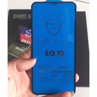 (IPHONE XS MAX) cường lực full màn hình 10D iPhone XS Max ( hàng chuẩn loại 1)
