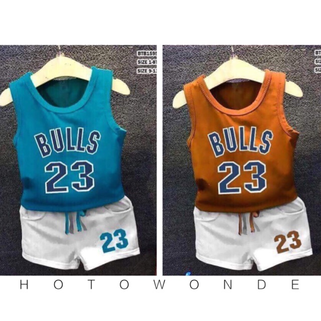 Bộ Bulls 23 cho bé 10-20kg