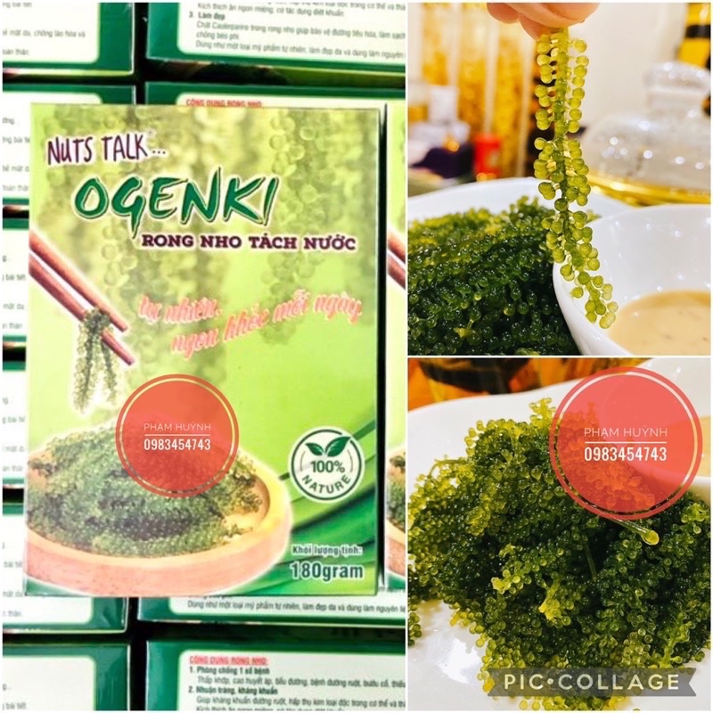 Rong Nho Tách Nước nước OGENK Công Nghệ Tách Nước Tiêu Chuẩn Nhật Bản 180g