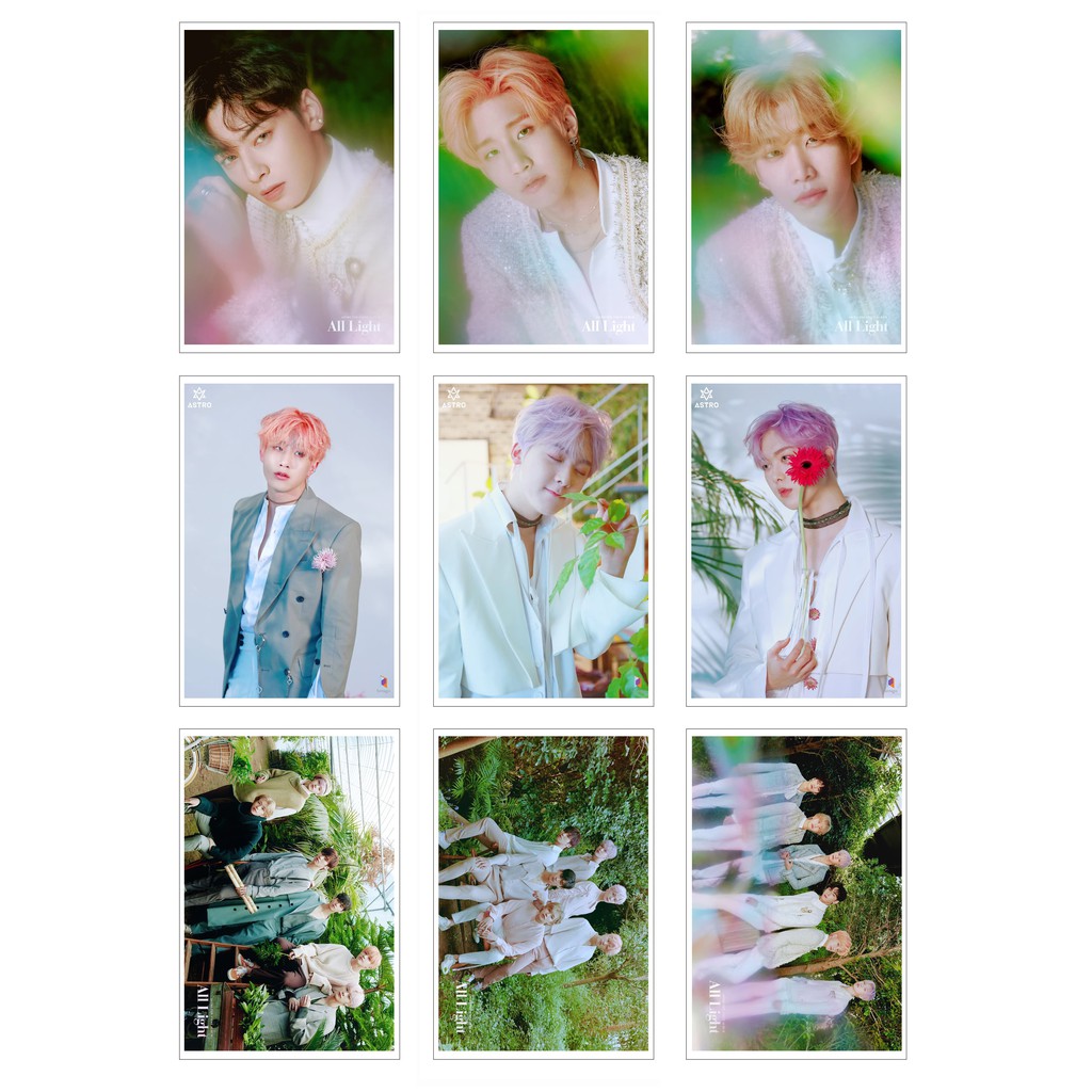 Lomo Card Ảnh ASTRO -  ALL LIGHT album ( 45 ảnh)
