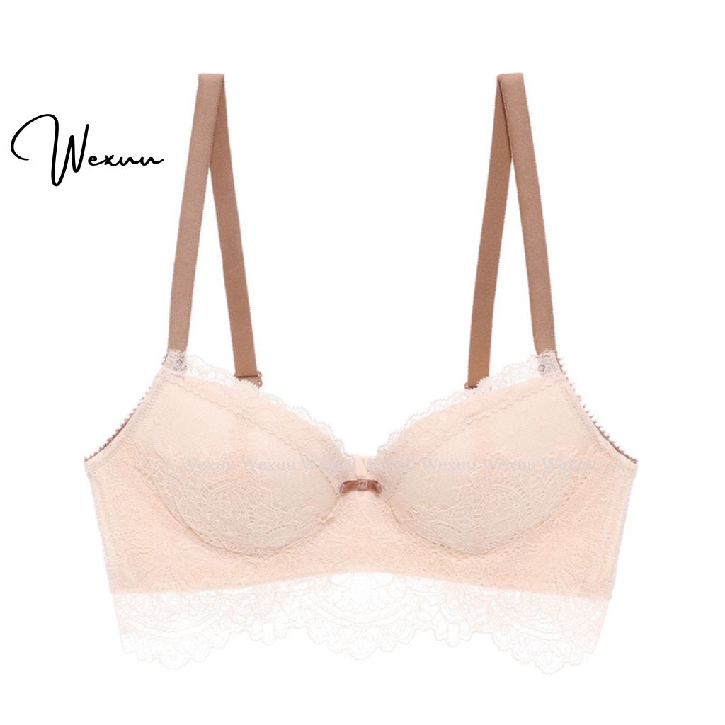Áo ngực nữ ren hoa mềm mại Wexuu Design thiết kế không gọng đệm vừa thoáng khí- AV31