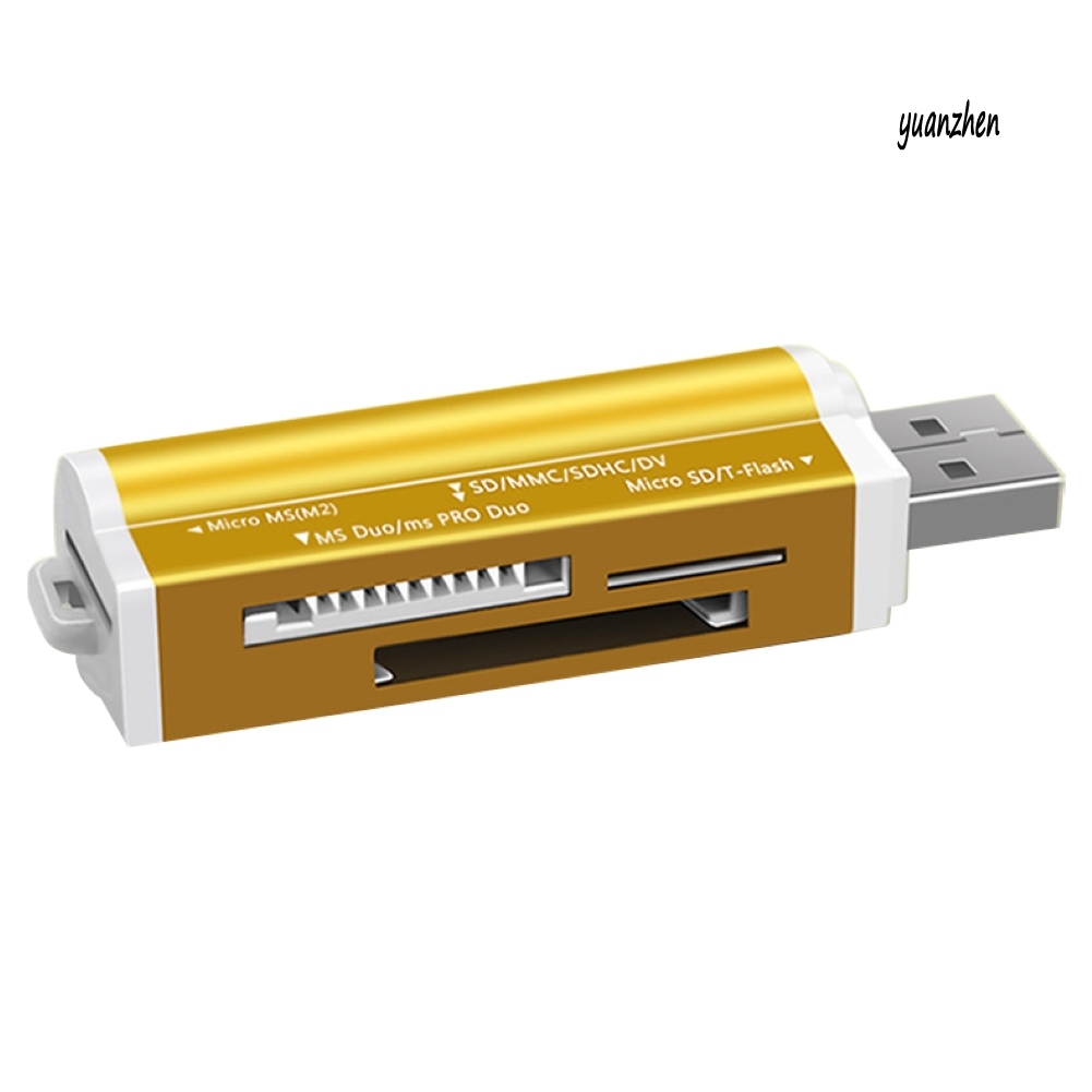 Đầu Đọc Thẻ Nhớ Usb Tf / Micro-Sd / Ms / M2 4 Trong 1 Cho Máy Tính | BigBuy360 - bigbuy360.vn