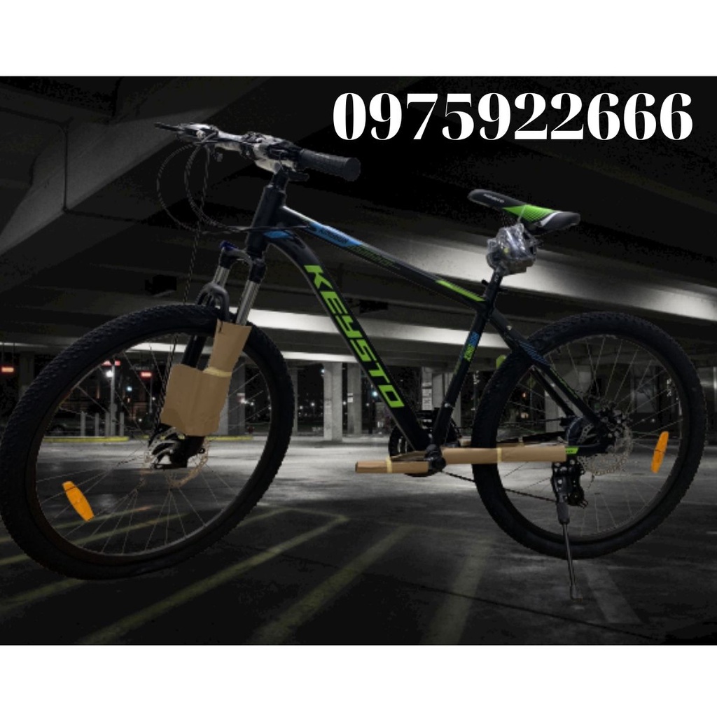 Xe Đạp Địa Hình KEYSTO 608, Xe Đạp Leo Núi Nam Nữ Size 26, 24 Tốc độ, Phiên Bản 2020