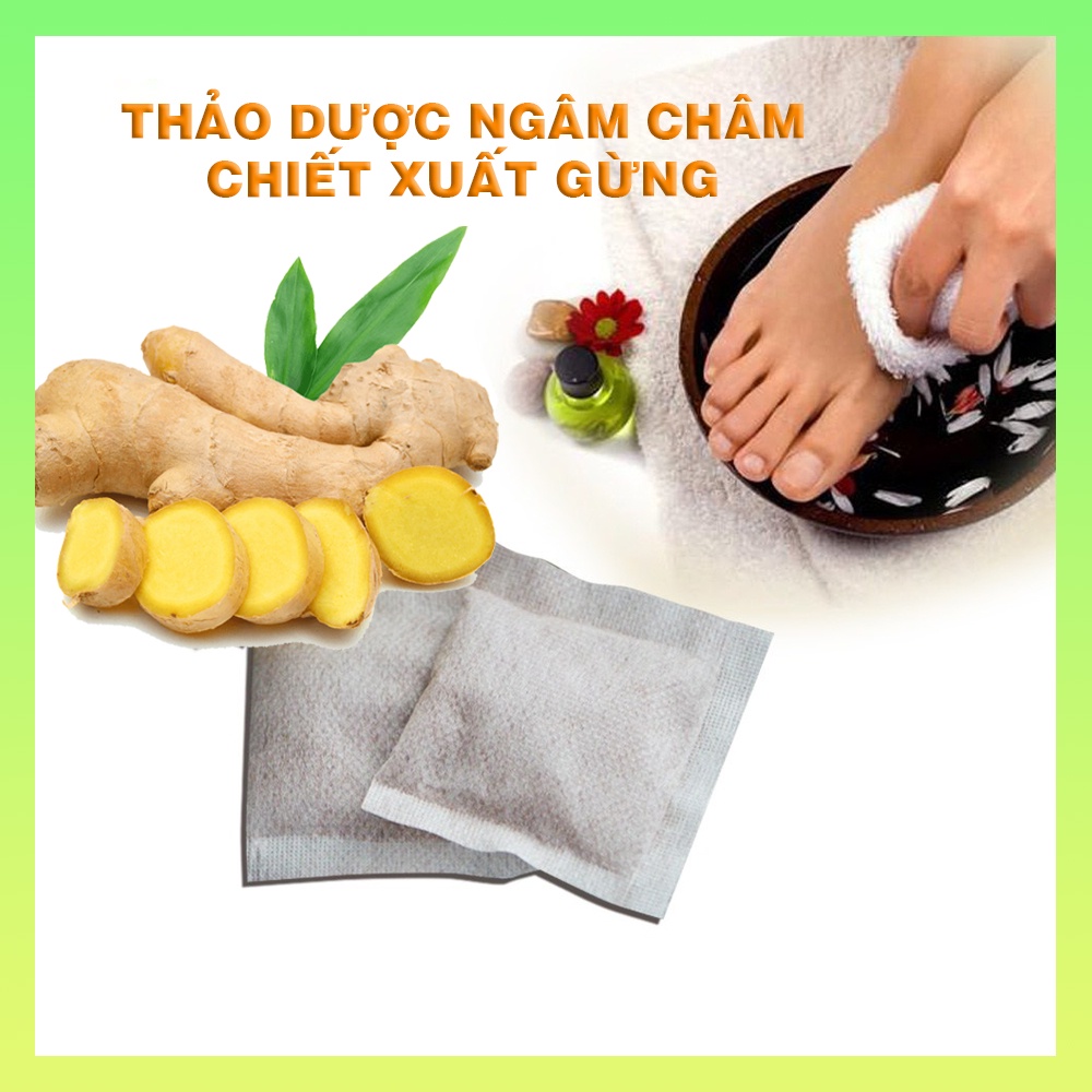 SET 25 túi lọc Thảo Dược Ngâm Chân Thải Độc Túi Lọc - Thư giãn tinh thần, Giúp ngủ ngon, Giảm đau nhức xương khớp