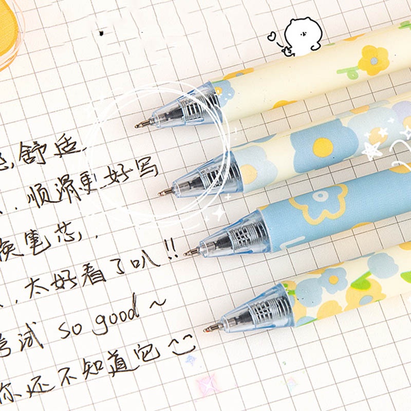 Set 4 Bút Mực Nước Mực Đen Ngòi 0.5mm