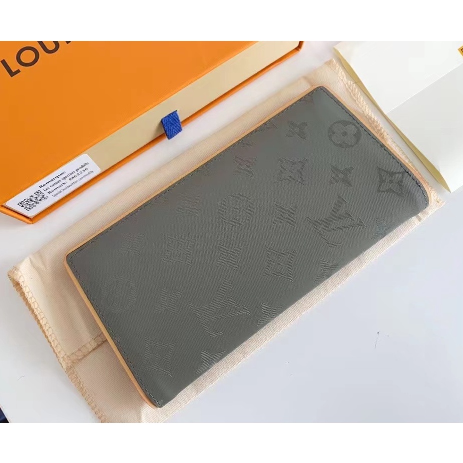 Sẵn sàng giao hàng Ví dài nam mới của Louis Vuitton LV có hộp
