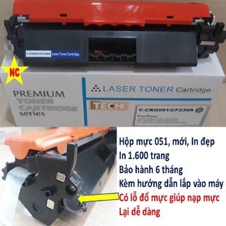 Hộp mực 051, hộp mực máy in LBP 160d, 161dn, 162dw, 264dw, 267dw, 269dw, MF261d, MF266dn