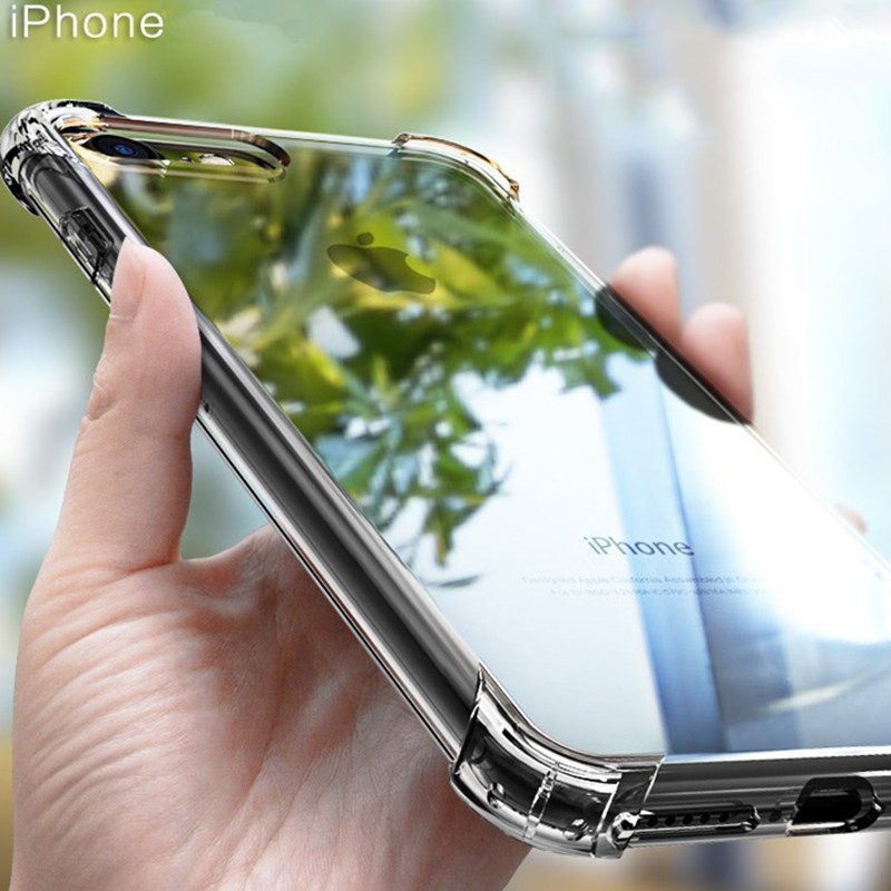 Ốp điện thoại silicon mềm chống va đập cho iPhone 11 Pro Max XR XS X 5S SE 2020 6 6S 7 8 Plus