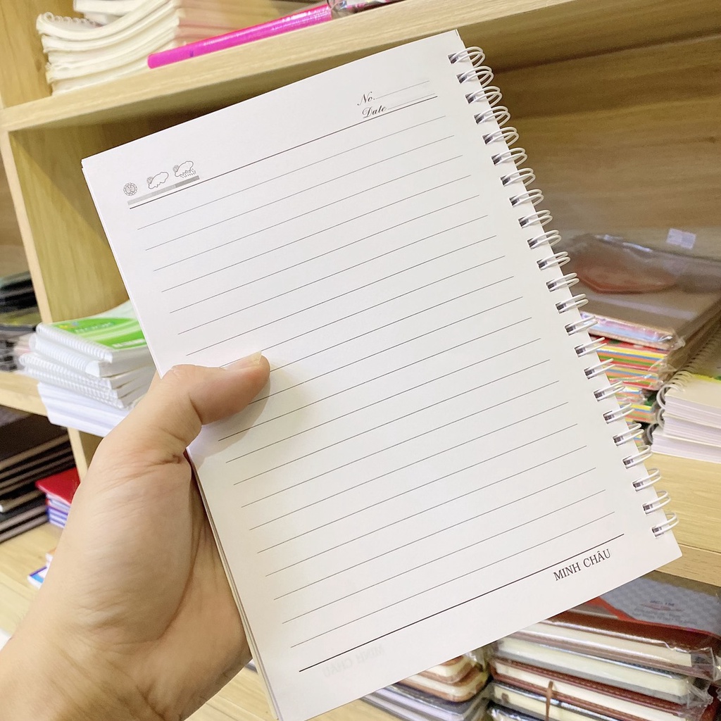 Sổ ghi chép A5 A6 200 trang dùng ghi chép học tập tiện lợi.