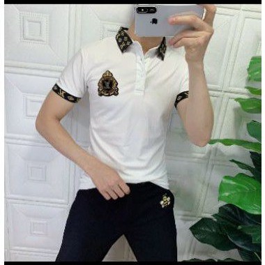 Áo phông nam thêu DG LV ( hàng có sẵn-ảnh thật)