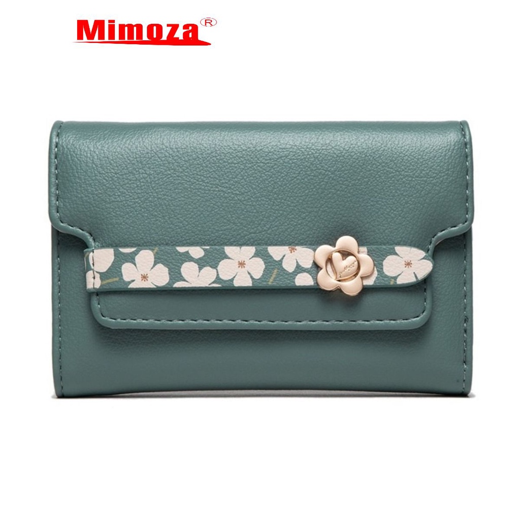 Ví Nữ mini PRETTYZYS gấp gọn dành cho nữ ngắn đa năng cầm tay xu hướng thời trang PS24 -MIMOZA.VN