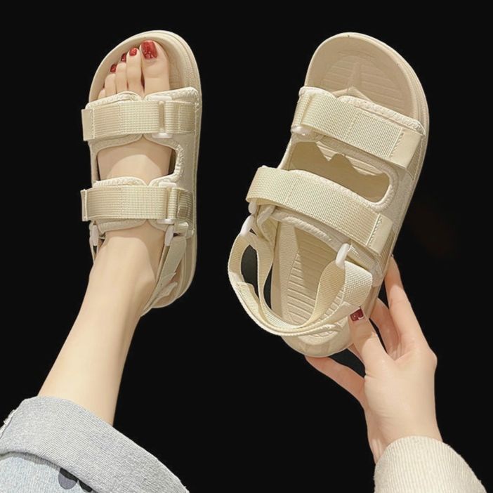 Sandal Đế Bằng 3cm Siêu Nhẹ Thời Trang Mùa Hè 2022 Mới Cho Nữ