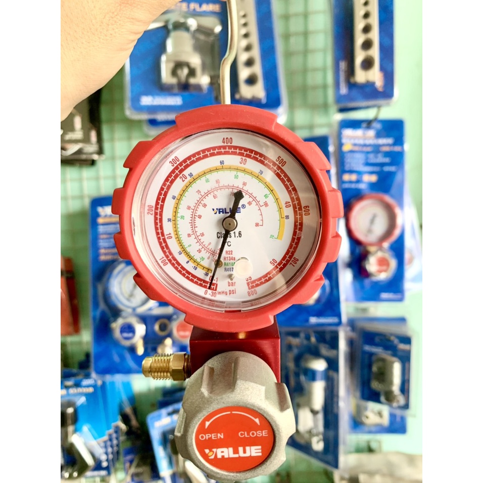Đồng Hồ Nạp Gas Đơn VALUE ( RẺ VÔ ĐỊCH ,đồng hồ cao áp và thấp áp,Value là hãng được thợ tin dùng nhất