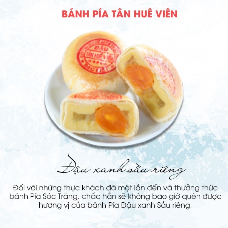 Bánh pía đậu sầu riêng trứng muối 5* tân huê viên