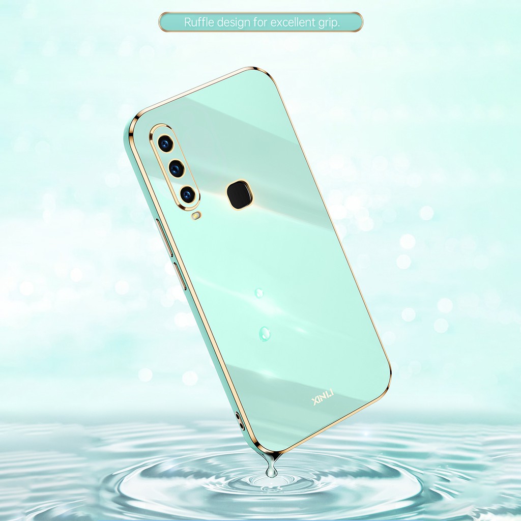 Ốp Điện Thoại Silicon Dẻo Tráng Gương 6D Sang Trọng Chống Sốc Cho VIVO Y22 Y22S Y20 Y20S Y19 Y5S Y12S Y11S Y17 Y3 Y3S Y15 Y50