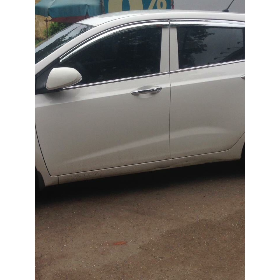 Vè mưa mạ crom xe Huyndai i10 Sedan