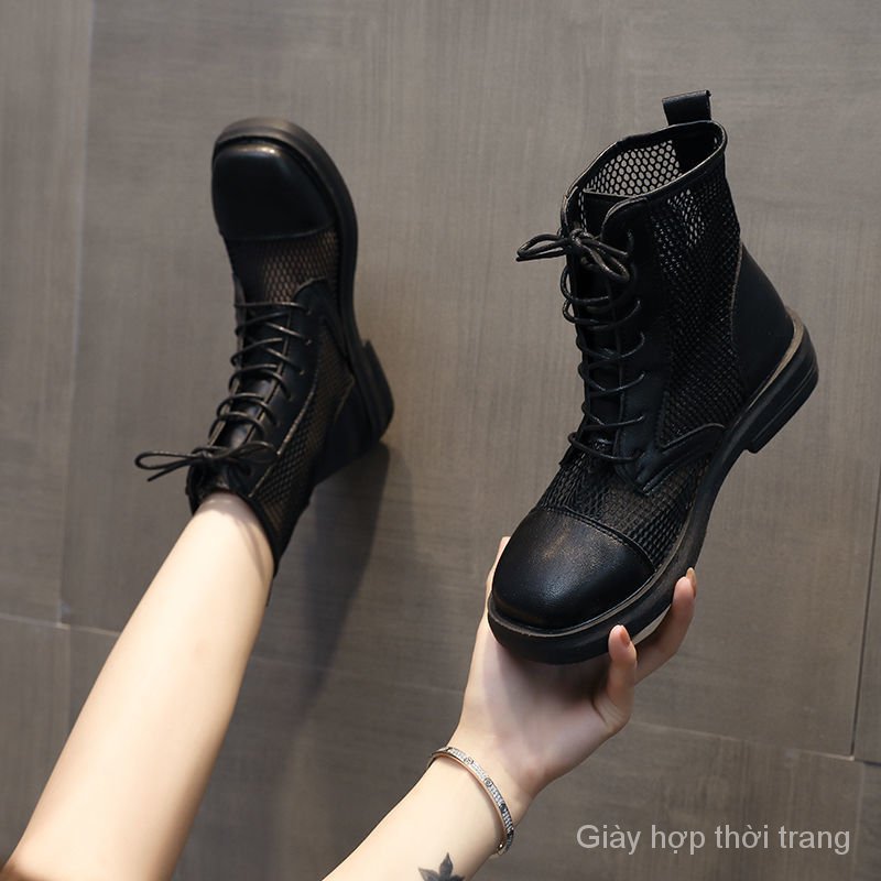 DR. MARTENS Giày Bốt Nữ Đế Dày Thời Trang Anh Quốc