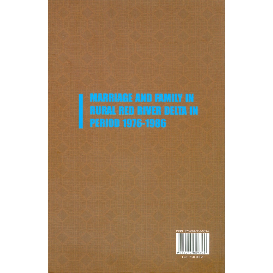 Sách - Hôn Nhân Và Gia Đình Nông Thôn Đồng Bằng Bắc Bộ Giai Đoạn 1976 - 1986