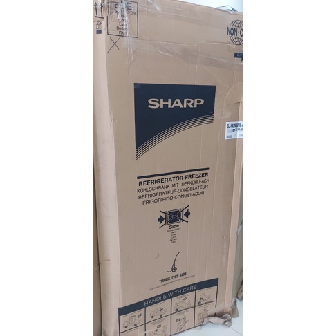 Tủ lạnh Sharp inverter 572 lít SJ-FXP640VG-BK Mặt gương ngăn cấp đông mềm