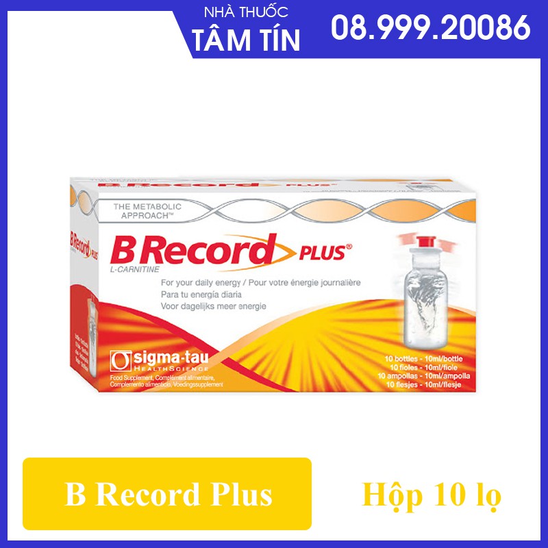 [CHÍNH HÃNG] B Record Plus bổ sung các axit amin, vitamin phục hồi sức khỏe, giảm nhanh mệt mỏi thể chất tinh thần