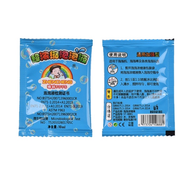 Dung dịch tạo bong bóng xà phòng không độc hại 10ml