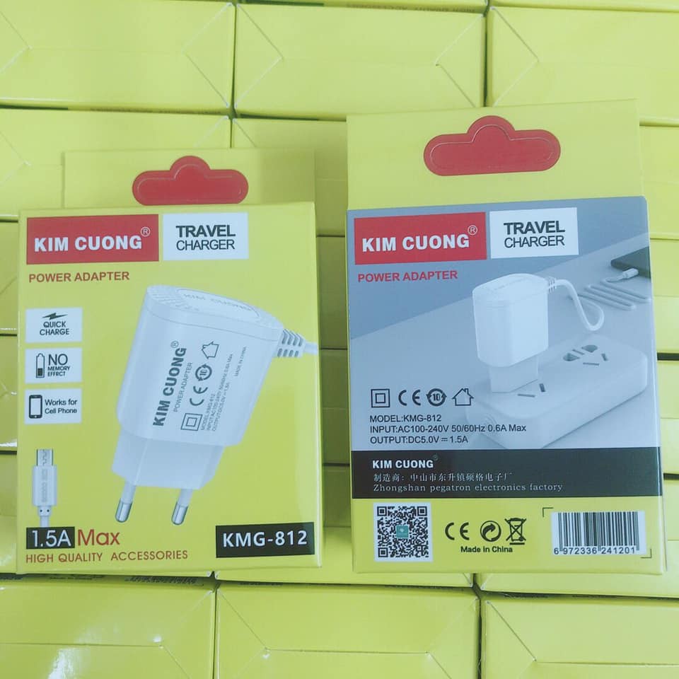 Bộ củ sạc nhanh SS Micro, sạc Kim Cương 812