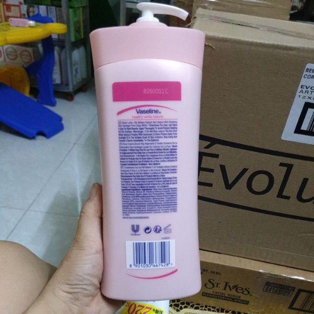 [auth] lotion vaseline dưỡng ẩm,  trắng da Mỹ 720ml