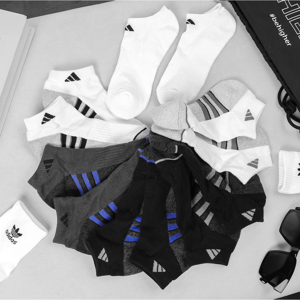 Tất vớ thể thao xuất khẩu xịn vải cotton siêu co dãn khửi mùi