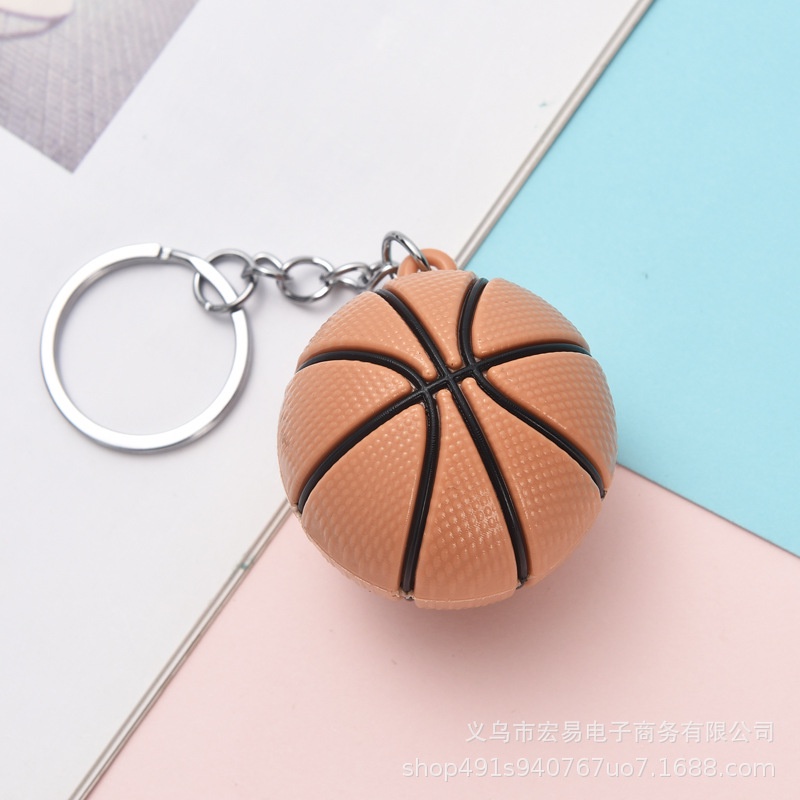 Bóng rổ móc khóa bóng thể thao