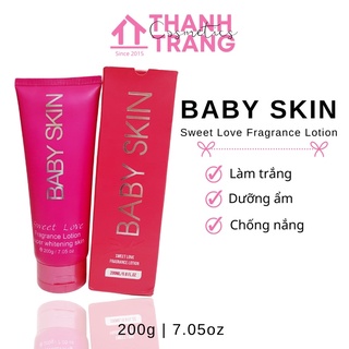 [Hàng chính hãng]- Kem trắng da body- Baby Skin Sweet Love Fragance Lotion