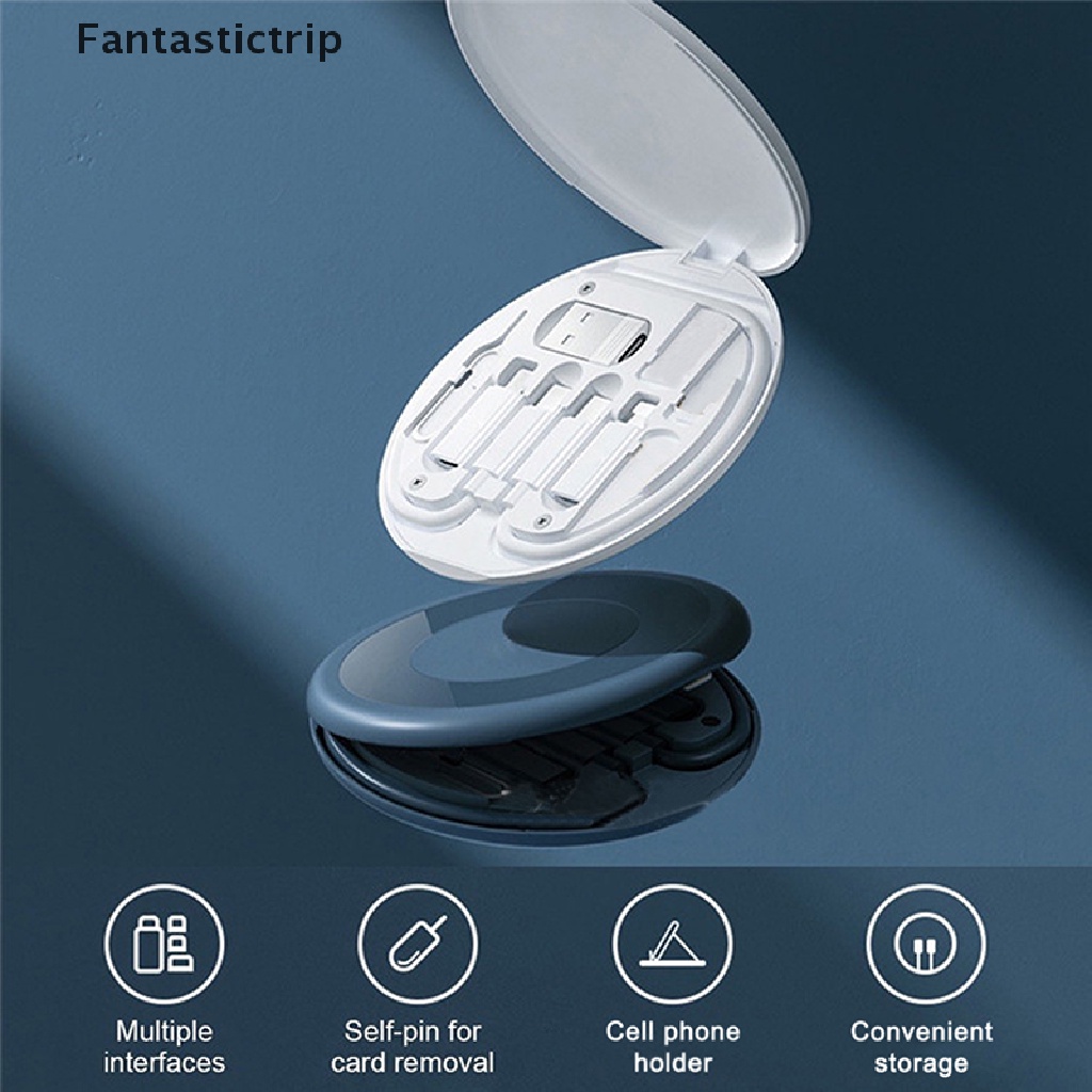 Hộp Đựng Cáp Sạc / Truyền Dữ Liệu Kỹ Thuật Số Mini Chống Thấm Nước Mang Đi Tiện Dụng