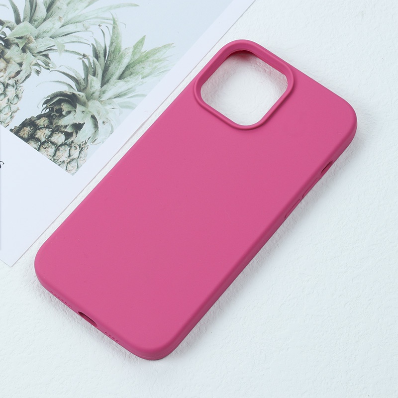 Ốp Điện Thoại Silicon Mềm Có Khung Bảo Vệ Camera Cho Iphone 14 Plus Pro Max