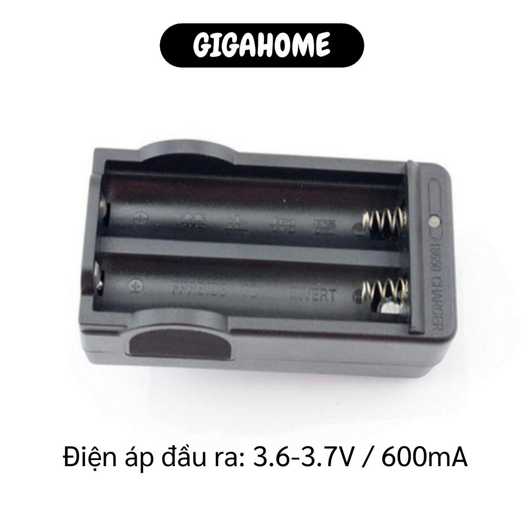 Bộ Sạc Pin Đôi 1.2V/3.V/3.7V GIGAHOME Tự Động Ngắt Khi Sạc Đầy 6618