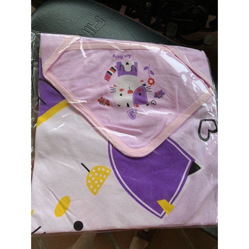 chăn ủ cotton mùa hè cho bé sơ sinh