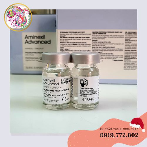 COMBO 2 Huyết Thanh Tinh Chất Ngăn Rụng Tóc L'oréal Serie Expert Aminexil + Omega 6 Aminexil advanced 10ml x 2