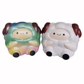 Đồ Chơi Bóp Tay Mềm, Dẻo, Chậm Tăng, Giúp Thư Giãn Đầu Óc Hình Chú Cừu Đáng Yêu, Kích Thước 18cm